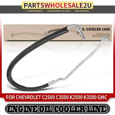 Manguera de enfriador de aceite de motor para Chevrolet C2500 Suburban C3500 K3500 GMC K2500 7,4 L Foto 1 de 4