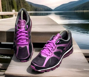 Nike Air Max Plus Women's Size 9 Running Shoes Black Purple 2012 EUC - Picture 1 of 18