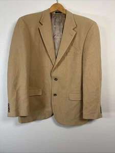Botany 500 Coat Tan Beige 100% Camel Hair Blazer Sport Coat Size 43R - Picture 1 of 7