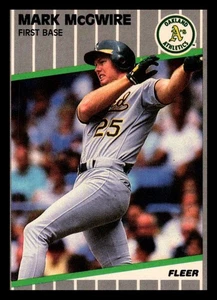 1989 Fleer #17 Mark McGwire - Bild 1 von 2