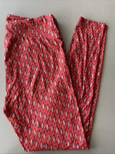 Leggings elásticos altos y curvilíneos LuLaRoe TC patrón animado talla 12-18 nuevos sin etiquetas (021) - Imagen 1 de 6