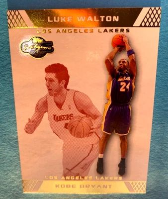 KOBE BRYANT/LUKE WALTON 2007 TOPPS "Co-Firmantes" ORO # 24 Ser # 081/109 SSP Foto 1 de 4