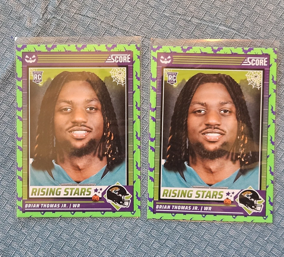 2024 Score-A-Treat (Lot of 2) Brian Thomas Jr. (RC) #7 JACKSONVILLE JAGUARS - Image 1 of 2