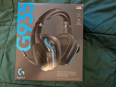Logitech G935 Wireless Gaming Headset - Black/Blue - Used Complete - Image 1 of 4