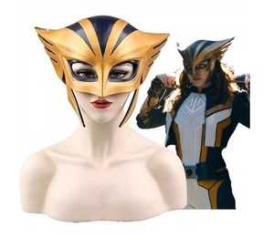 Máscara Casco Hawkgirl Película Juegos con disfraces utilería Disfraz de Halloween DCU Superman - Imagen 1 de 9