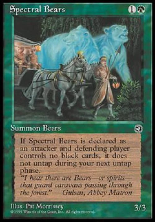 Spectral Bears - Light Play MTG Homelands - Image 1 of 1
