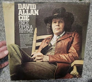 David Allan Coe-Once Upon A Rhyme-Country Columbia Record KC33085 1975 LP - Imagen 1 de 5