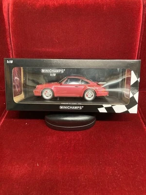 Modellino auto Minichamps Porsche 911 Turbo 1/18 rosso pietra rubino pressofuso - Immagine 1 di 4