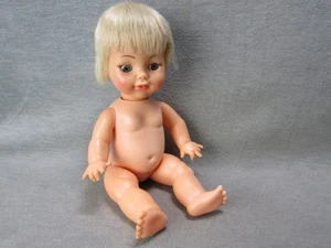 Vintage Ideal Toy Corp BABY LUCY Bobble Head Doll Posable 14" - Picture 1 of 13