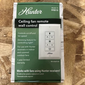 Hunter Fan Universal Fan-Light Wall Control 99815 - Picture 1 of 2
