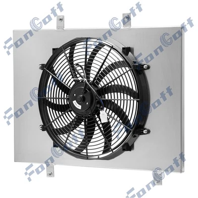 Aluminum Radiator+Shroud Fan FIT 99-03 Dodge B Series B150 Ram Van 2500 3500 V8. Foto 1 de 4