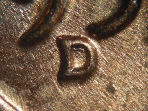 HIGH GRADE MINT ERROR 1958-D LINCOLN WHEAT CENT RPM#4  RB - Picture 1 of 3