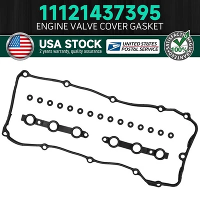Juego de juntas de cubierta de válvula de motor de ajuste perfecto OE 11121437395 para BMW X3 2004-2006 Foto 1 de 4