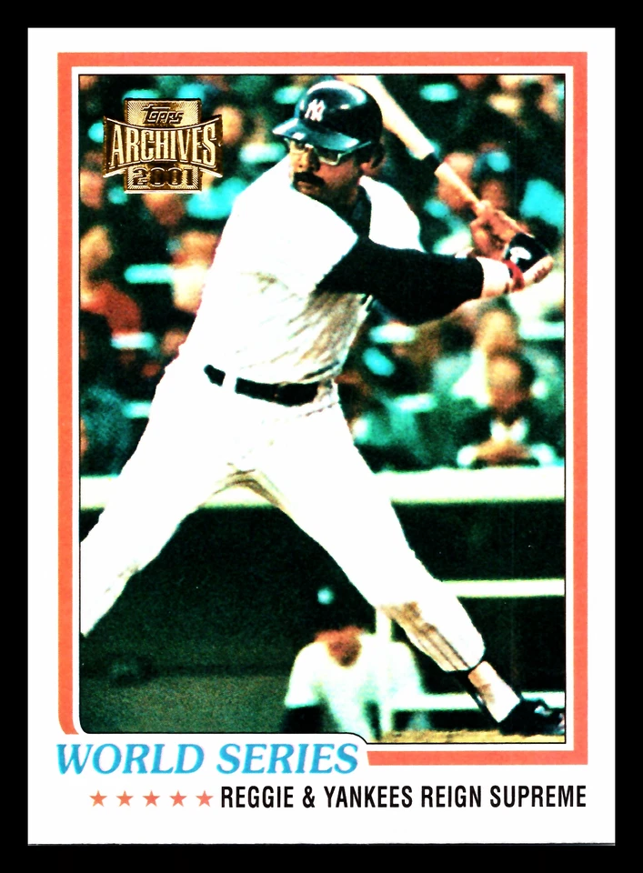 2001 Topps Archives #225 Reggie Jackson WS 1978 - Image 1 of 1