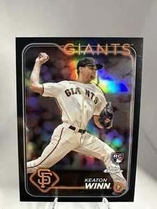 2024 Topps Chrome Refractor Edition - Keaton Winn #208 RC Black /10 - Bild 1 von 4