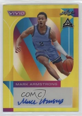 2022-23 Leaf Vivid /50 Mark Armstrong #BA-MA1 Auto - Image 1 of 2