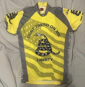 Maglia ciclismo Don’t Tread On Me full zip uomo taglia World Jersey Medium - Foto 1 di 10