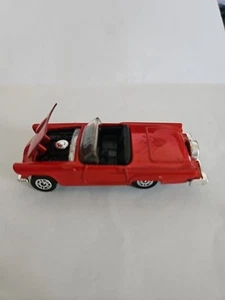 Vintage Corgi Ford Thunderbird 1980 Great Britain Red Convertible Hood Opens - Picture 1 of 10