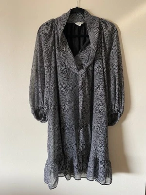 Max Studio London Women’s Black And White Polka Dot Dress - Image 1 of 4