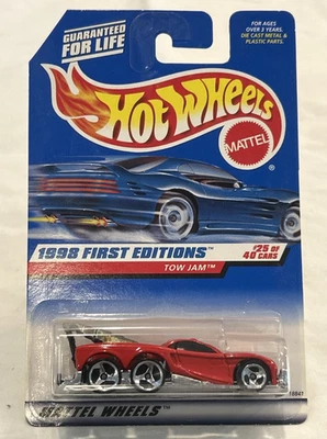 Hot Wheels 1998 primeras ediciones Tow Jam #658 - coche fundido a presión Mattel coleccionable Foto 1 de 2