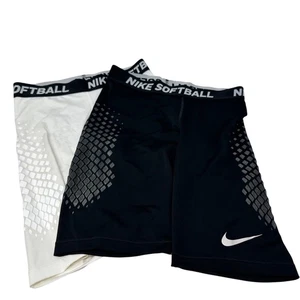 Nike Softball Sliding Shorts Damen Set 2 Small schwarz weiß AV6633 Kompression - Bild 1 von 11