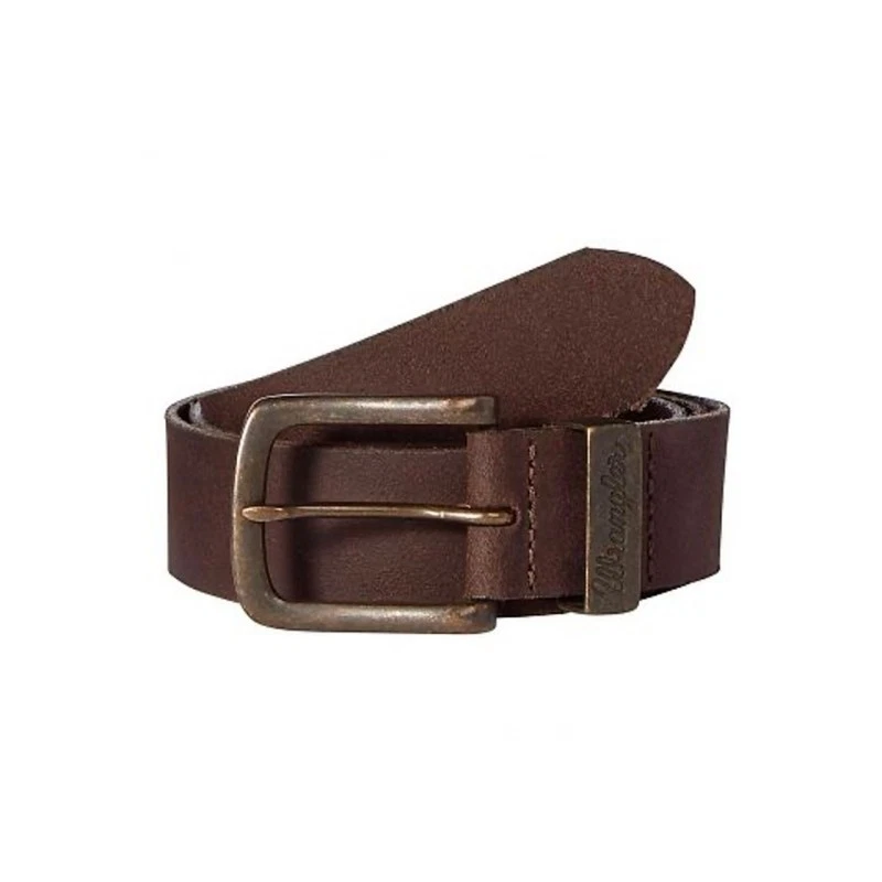 Cinturón Wrangler De Metal Para Hombre Y Niño Marrón De Cuero - Imagen 1 de 1