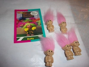 NORFIN TROLL COLLECTOR CARD BUFFY #23 SERIES 1 AND 5 MINI TROLLS LOT - Picture 1 of 2