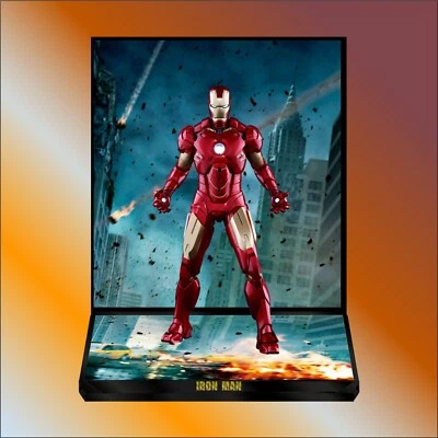 DIORAMA HOT TOYS - ACTIONFIGUR - PUPPE 1/6 - PRO DETOLF IKEA - STAND DISPLAY - IRON MAN - Bild 1 von 4