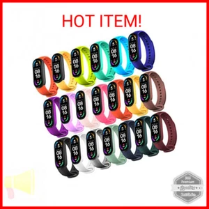 20 Pieces Strap Replacement Compatible with Xiaomi Mi Band 6 / 5 / Amazfit Band - Picture 1 of 2