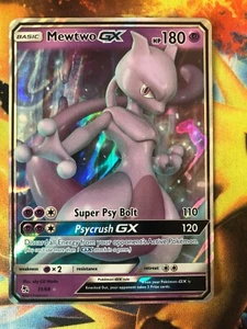 Full Art Mewtwo GX 31/68 Hidden Fates Holo 2019 Pokemon Card - Bild 1 von 2