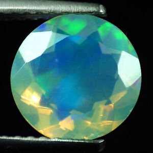 1.51 Ct Dainty (8 x 0)Rainbow Colors Play Honey Comb Solid 3D Natural Welo Opal