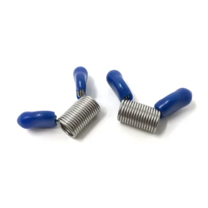 2 Small Bead Stoppers for Stringing Beads Jewellery Threading Necklace Spring - Picture 1 of 6