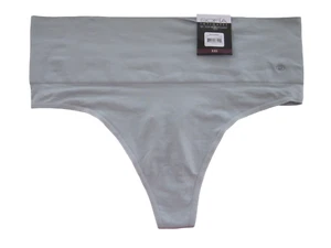 NWT SOFIA INTIMATES Pale Blue Seamless High Waist Shaper Thong Panty Sz XXL D - Picture 1 of 2