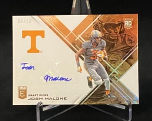 2017 Panini Elite Draft Picks Aspirations Rookie Auto #252 Gold Josh Malone /10! - Picture 1 of 2