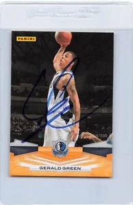 2009/10 Panini #156 Gerald Green Mavericks Auto firmata *H9550 - Foto 1 di 2