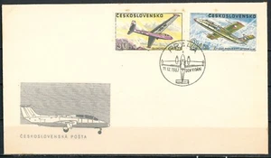 CZECHOSLOVAKIA 1967 FDC - 1967 Czech Aircraft - UNPOSTED - Picture 1 of 2