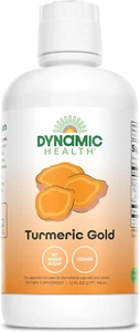Dynamic Health Turmeric Gold, 100% Juice, Turmeric Supplement, No Additives, Joi - Picture 1 of 6