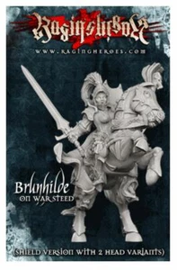 Raging Heroes Brunhilde with Shield on War Steed New - Picture 1 of 1