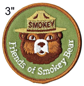 ⫸ OFFICIAL FRIENDS OF SMOKEY BEAR Embroidered Patch USFS Only You Wildland  NEW! - Picture 1 of 2
