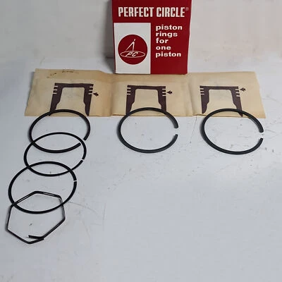 Set Segments Piston Rings STD 72 mm Fiat Primula 1200 Perfect Circle 52475 - Image 1 of 4