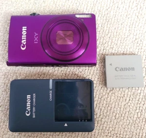 Canon IXY 600F PowerShot ELPH 310 HS IXUS 230 HS 12,1 MPX 8x violet F/S du Japon - Photo 1 sur 11