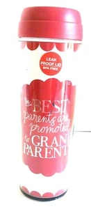 Neu Trinkflasche Becher Großeltern Motiv rot  - Bild 1 von 3