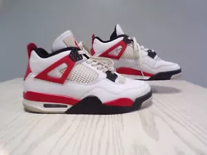 NIKE JORDAN 4 RETRO ROJO CEMENTO TALLA 10.5 HOMBRE DH6927-161 SIN CAJA USADAS - Imagen 1 de 8