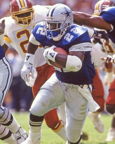 1990 Dallas Cowboys EMMITT SMITH 8x10 Photo Print Football Poster HOF 2010 Cover