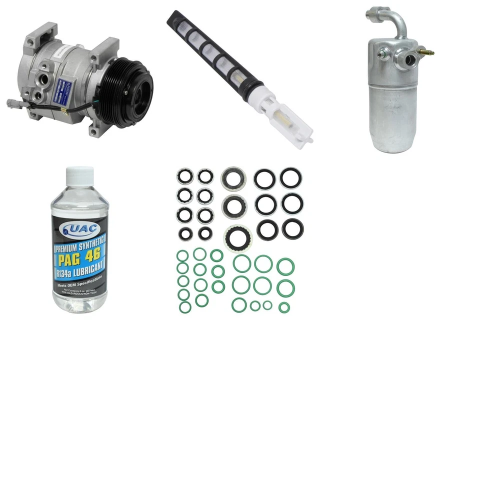 Kit de compresor de aire acondicionado turboalimentado diésel V8 6,6 L para GMC Sierra 3500 2003 UAC Foto 1 de 1