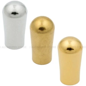 Vintage Style SOLID BRASS Switch Knob Tip for Gibson USA, Switchcraft Toggle - Picture 1 of 4