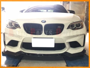 GX Style Carbon Fiber Front Bumper Add-on Lip For 2016-2018 BMW F87 M2 Only - Picture 1 of 2