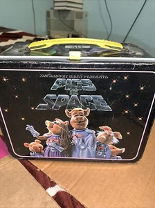The Muppets Pigs In Space Metal Lunchbox Vintage Lunch Box 1977 Jim Henson - Picture 1 of 7