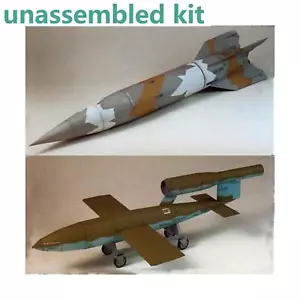 V1/V2 Missiles German 3D Paper Model Rockets Unassembled Kit Display Gifts - Picture 1 of 10