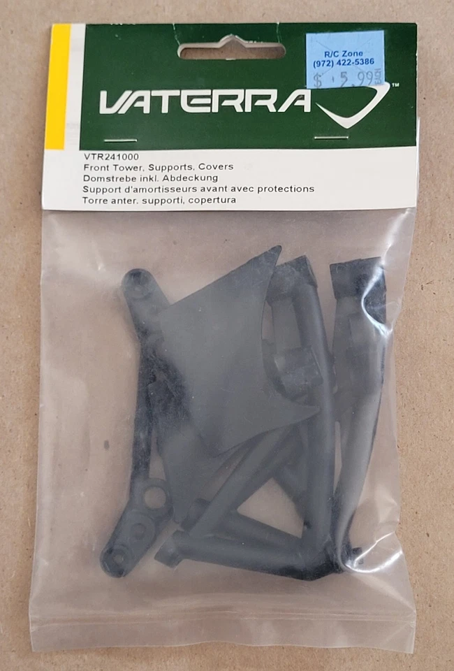 Vaterra VTR241000 Front Shock Tower, Supports, Covers ~ Glamis Uno & Fear ~ NIP - Image 1 of 1